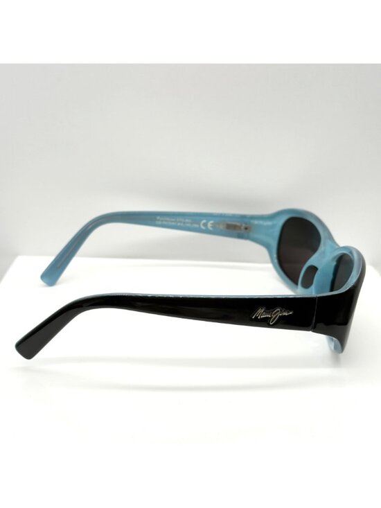 Maui Jim Punchbowl MJ 219-03 Polarized Sunglasses Black Blue Gray 54-17-135 main image 7